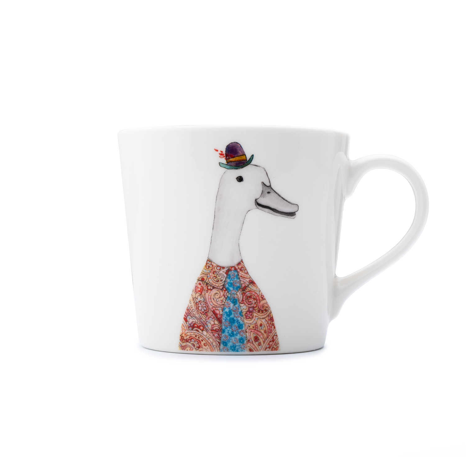 Mikasa Tipperleyhill Duck Print Fine China Mug, 380ML Mikasa Tipperleyhill Duck Print Fine China Mug, 380ML
