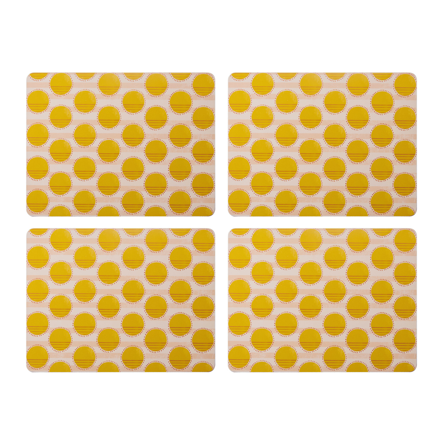 Creative Tops Spot Print Pack of 4 Premium Placemats Creative Tops Spot Print Pack of 4 Premium Placemats