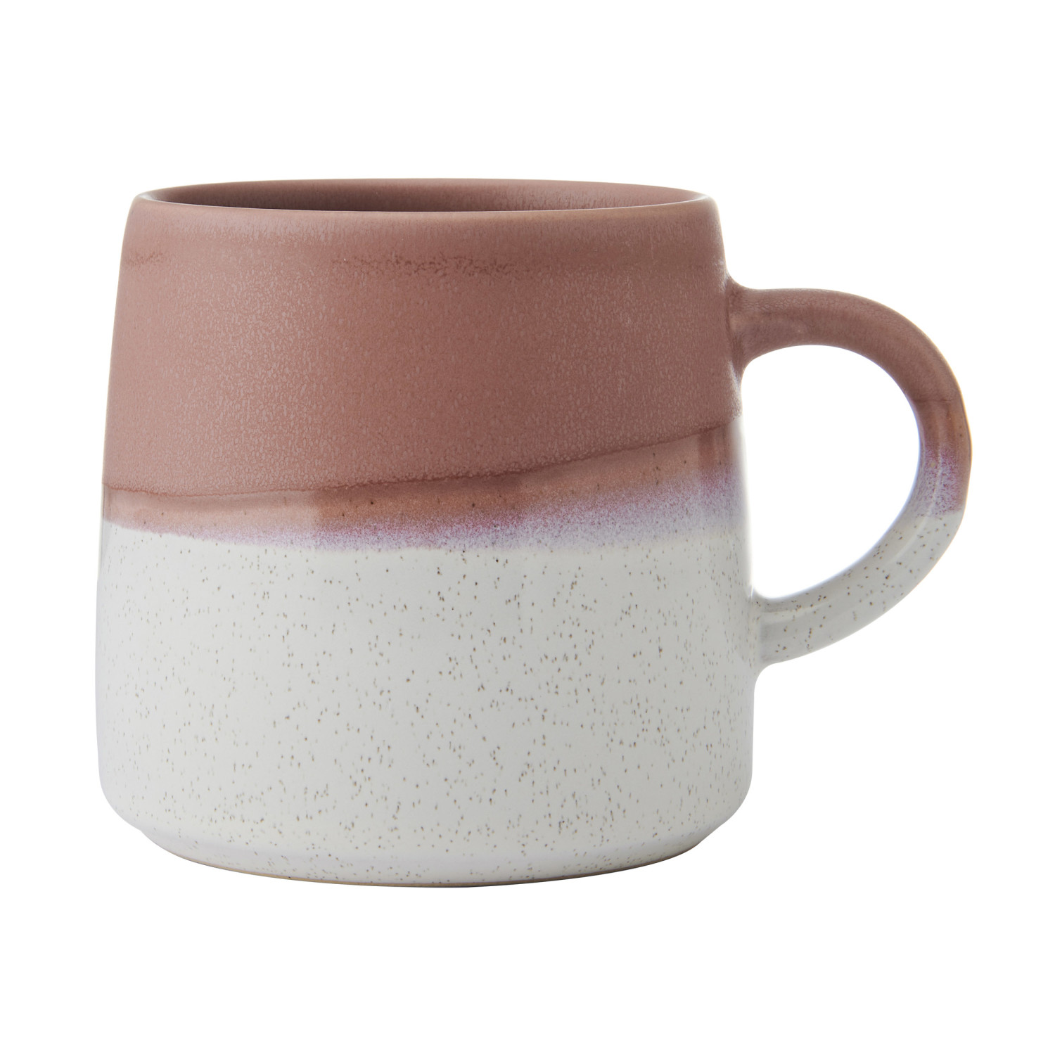 Mikasa Pink Glazed Stoneware Mug, 400ml