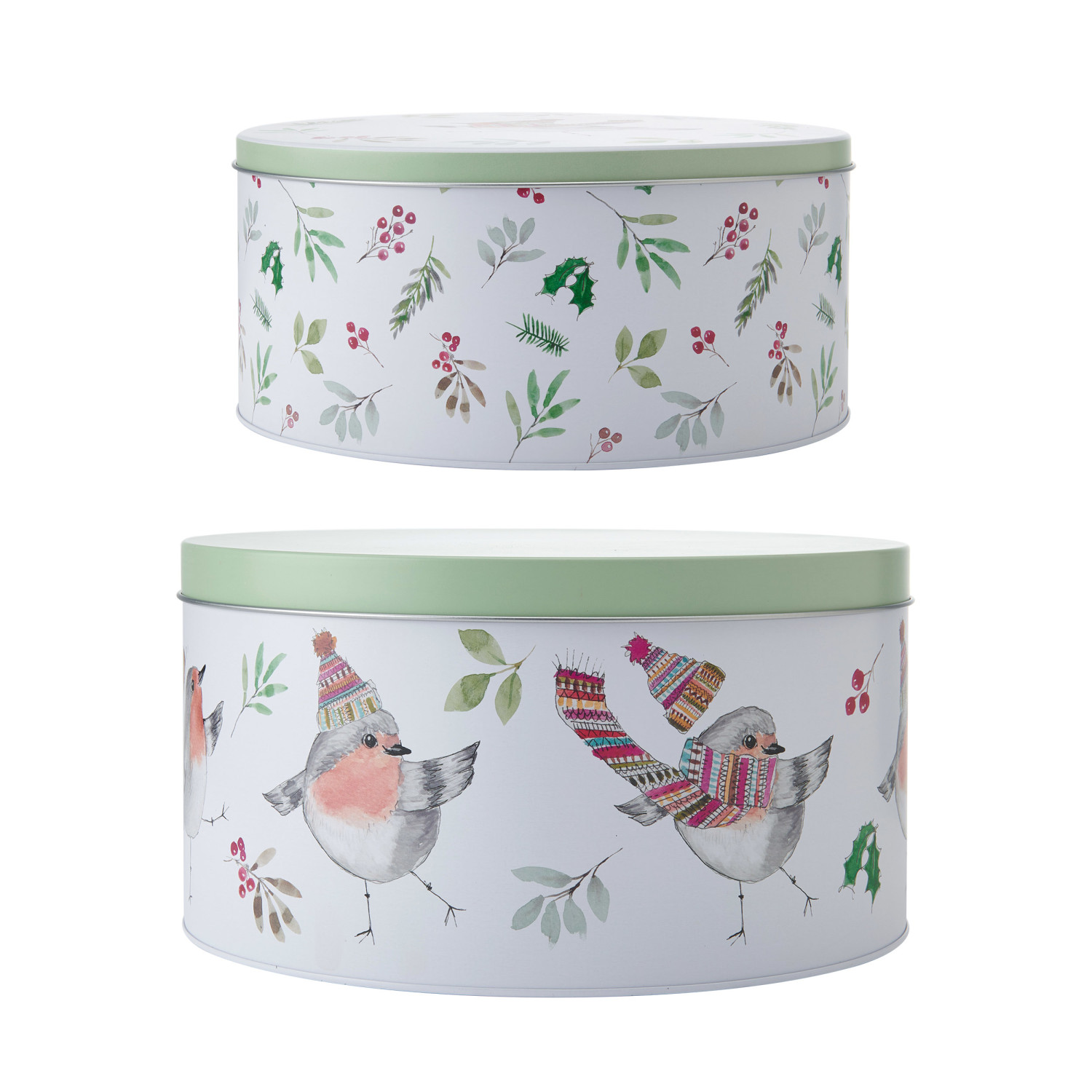 Mikasa TipperleyHill Robin Cake Tins, Set of 2
