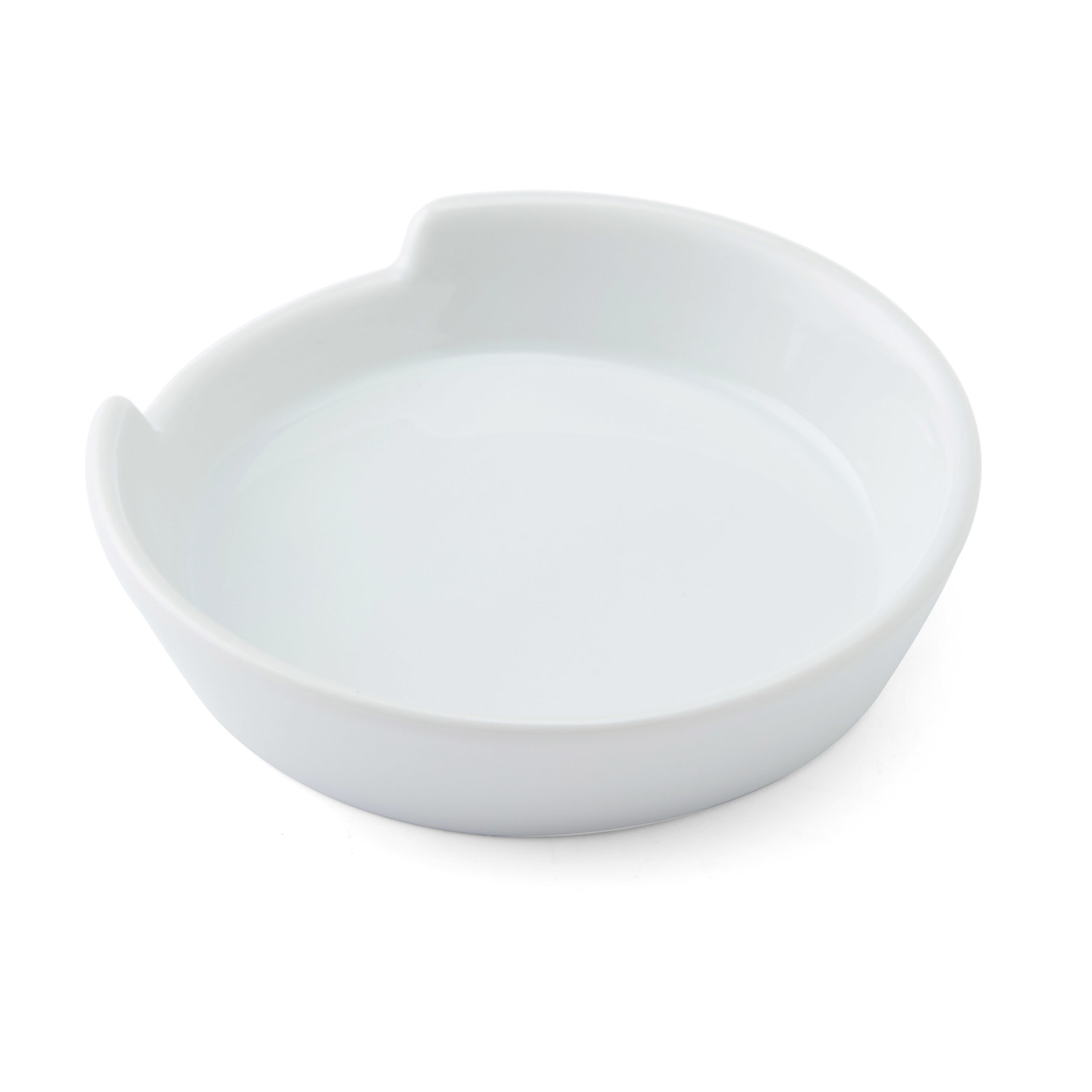 Mikasa Chalk Porcelain Spoon Rest White, 10cm