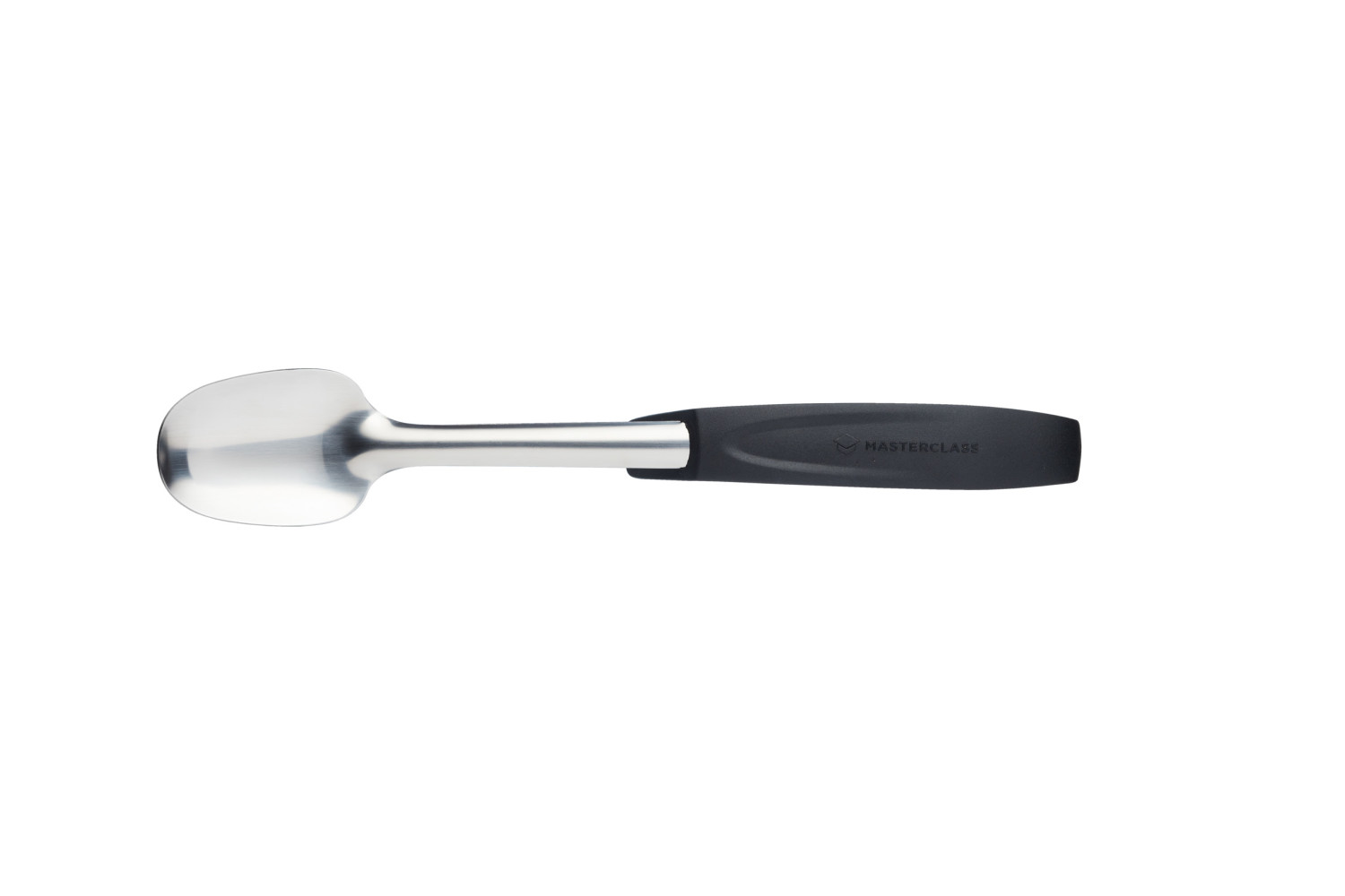 MasterClass Stainless Steel Colour-Coded Buffet Salad Spoon - Black