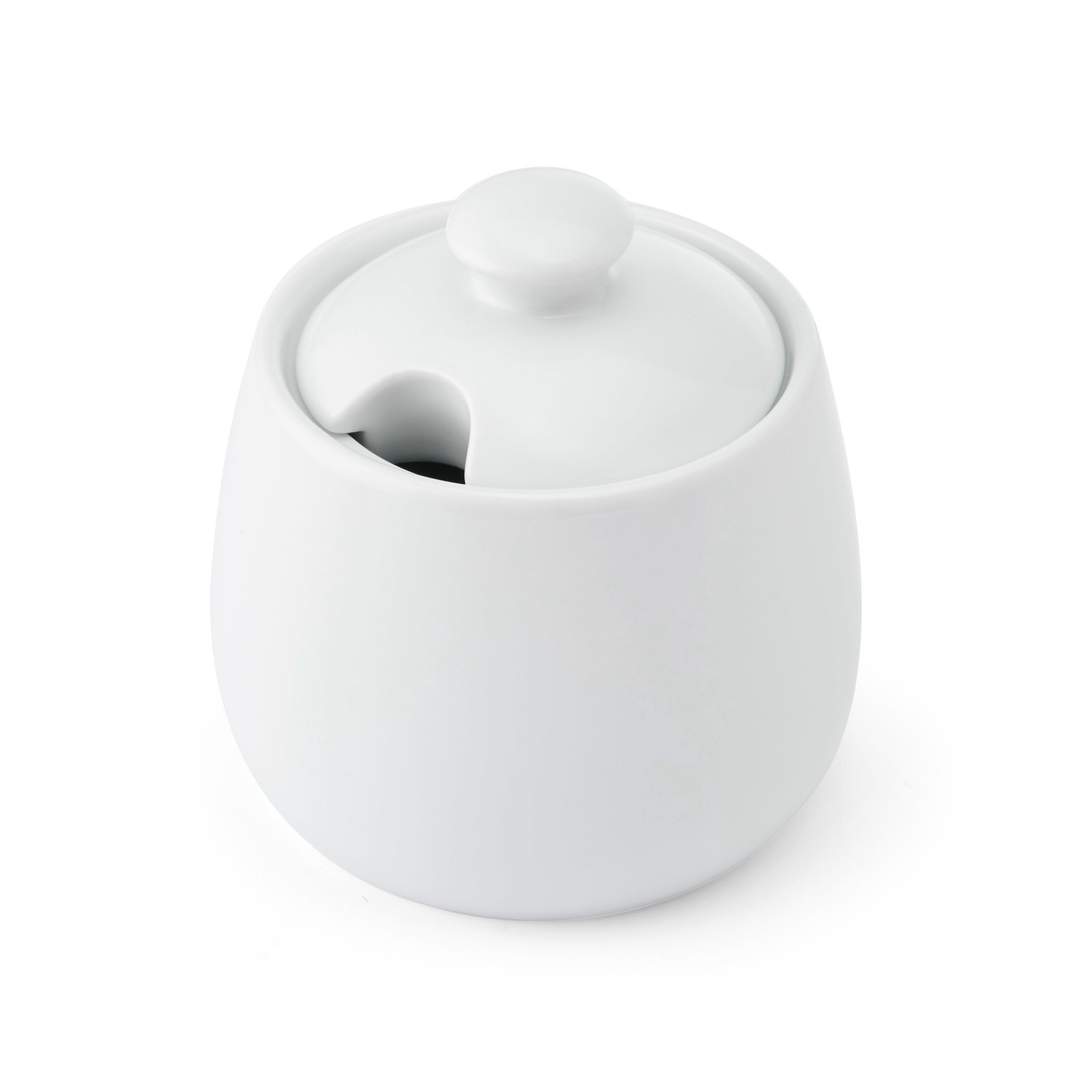 Mikasa Chalk Porcelain Honey Pot, White, 250ml