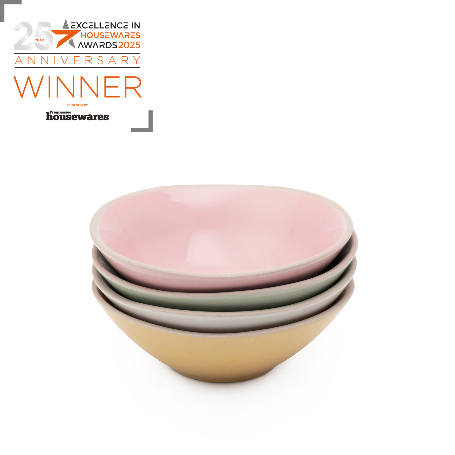 Jamie Oliver Big Love Little Bowls, Set of 4, Mixed Colours, 13.5cm