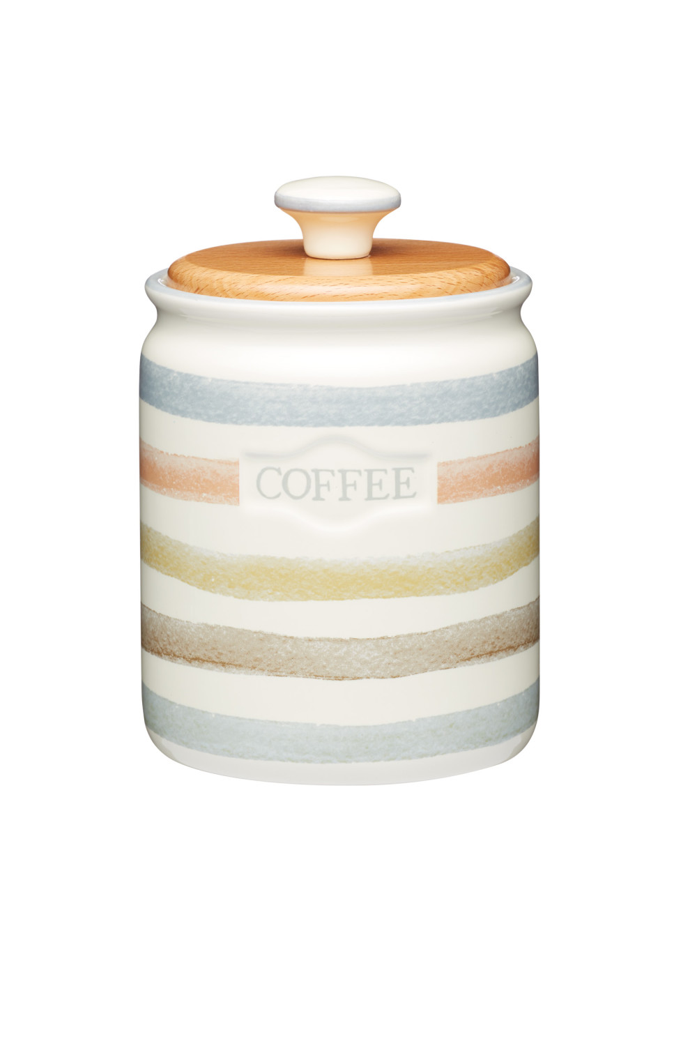 Classic Collection Striped Ceramic Coffee Storage Jar Classic Collection Striped Ceramic Coffee Storage Jar