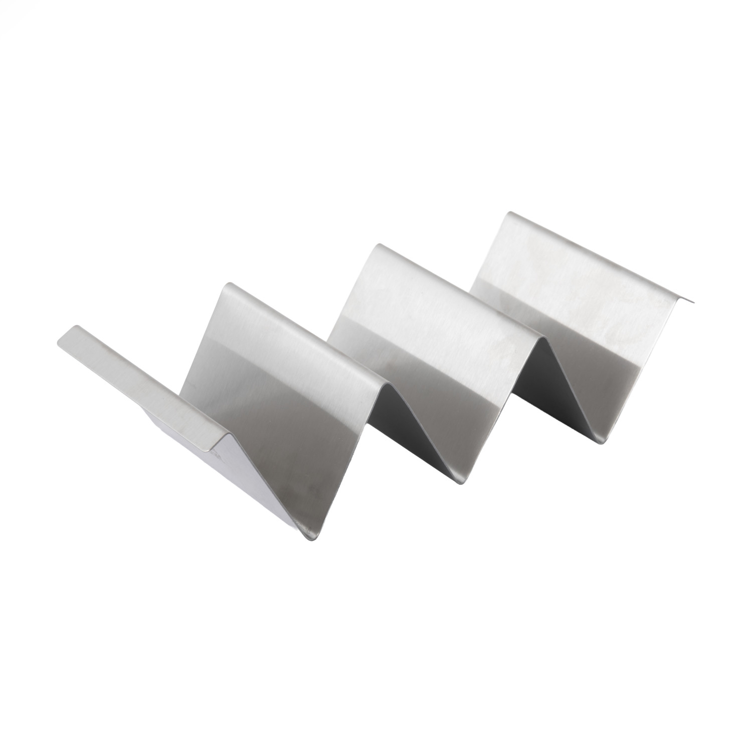KitchenCraft World of Flavours Stainless Steel Taco Holder with Handles