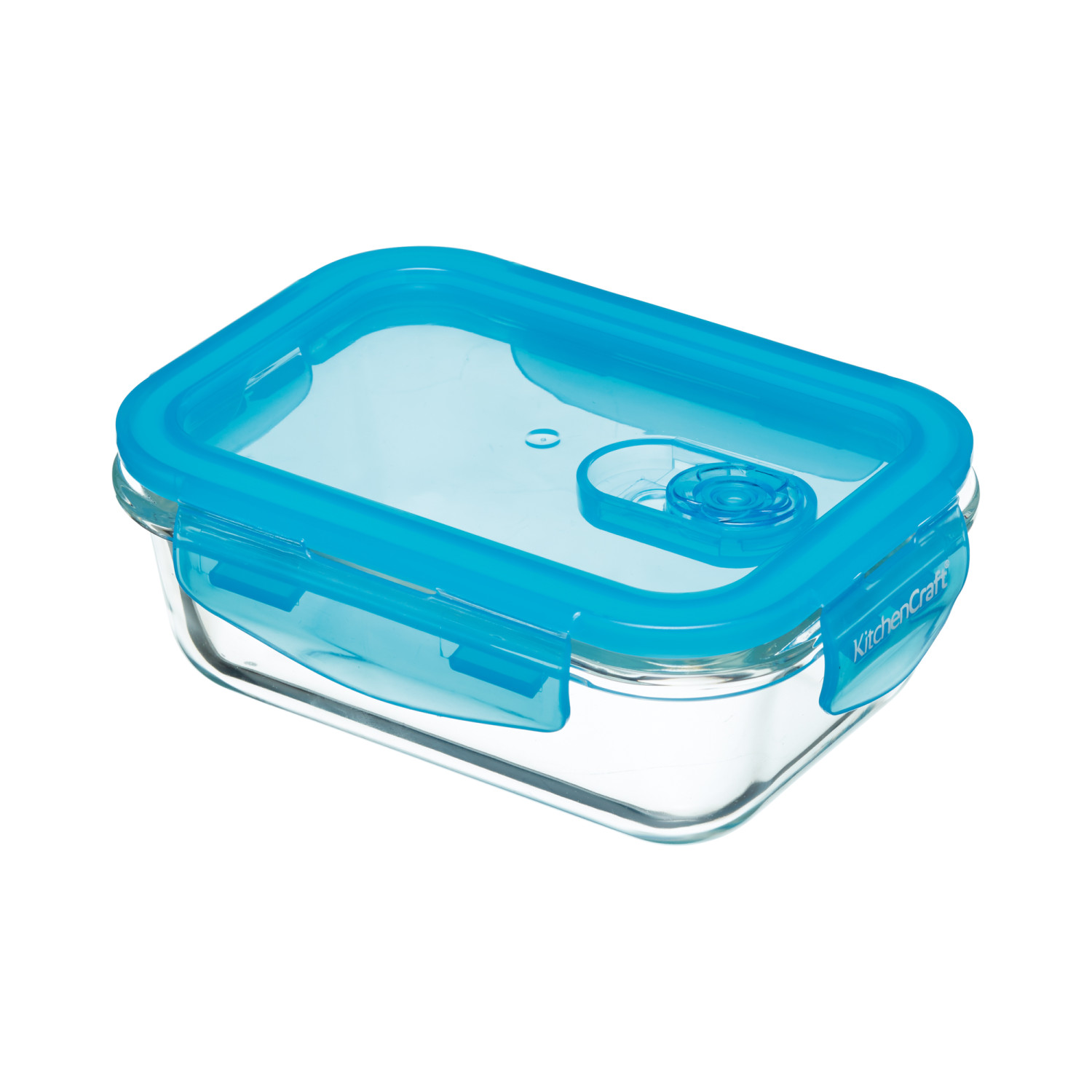 KitchenCraft Pure Seal Glass Rectangular 350ml Storage Container KitchenCraft Pure Seal Glass Rectangular 350ml Storage Container