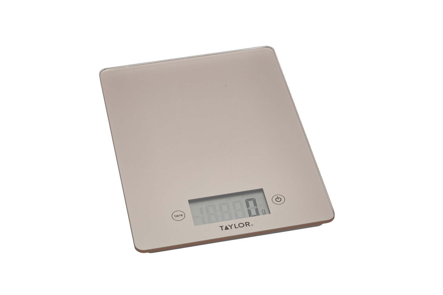 Taylor Pro Glass Digital 5Kg Kitchen Scales - Copper Taylor Pro Glass Digital 5Kg Kitchen Scales - Copper