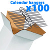 Galaxy 200mm Calendar Wire Hangers x 100