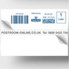  XL 215mm Mailmark Barcode Franking Labels PR DOUBLES -1000pcs