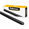 Fellowes - Comb Plastic Binders Pack 100pcs - White - Black