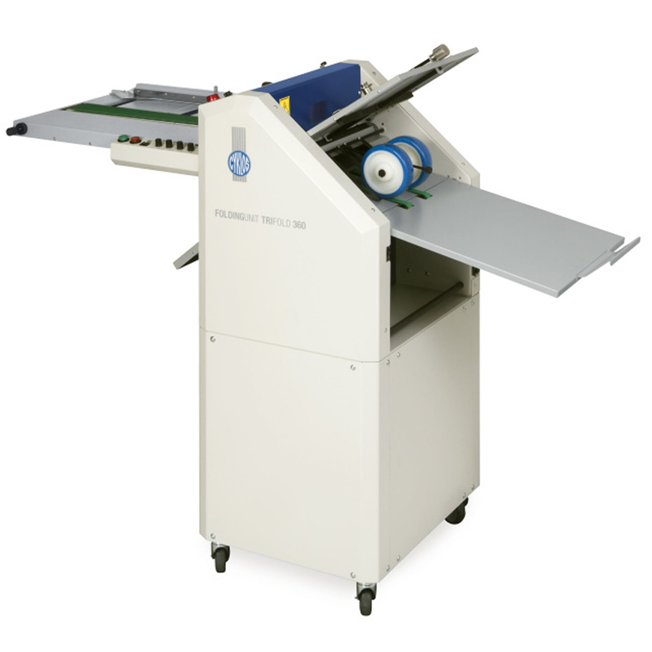 紙折機F-180 Cyklos Trifold 360 Paper Folding Unit Machine - Postroom-online Ltd.