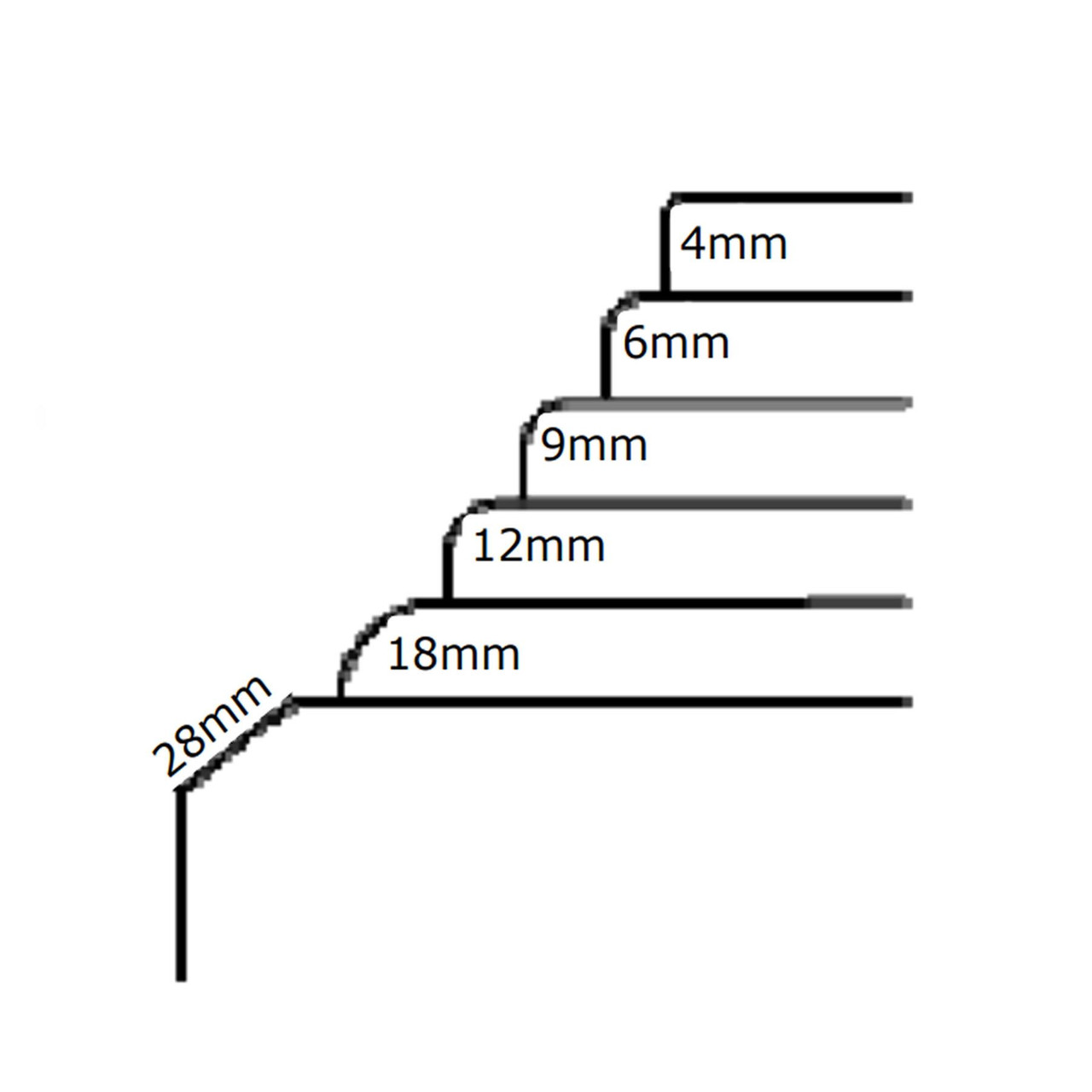 Galaxy Heavy Duty Corner Rounder Cutter - 10mm