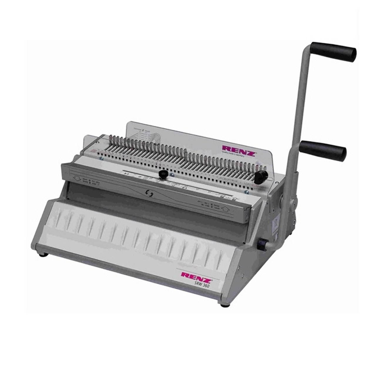 Renz Eco 360 2:1 Pitch Comfort Plus Wire Binding and Electric Punching Machine