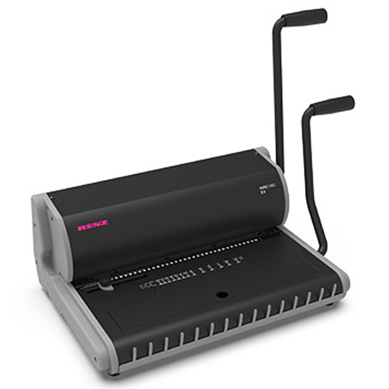 Renz Wire Binding Elements 2:1 - 50 Pezzi, 23 Passanti, Diametro 16mm, Per Rilegatura A4, Nero - Foto 8