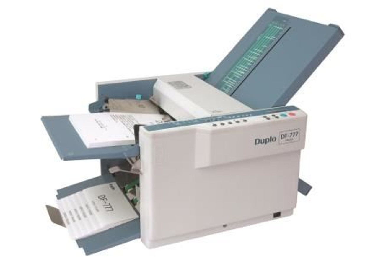 Duplo DF-777 - Automatic Paper / Letter Folding Machine - Refurbished