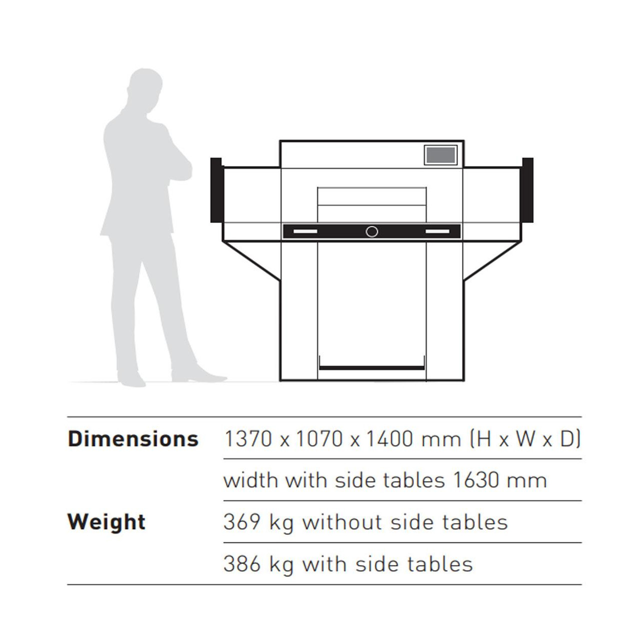 IDEAL 5560lt Air Table Guillotine