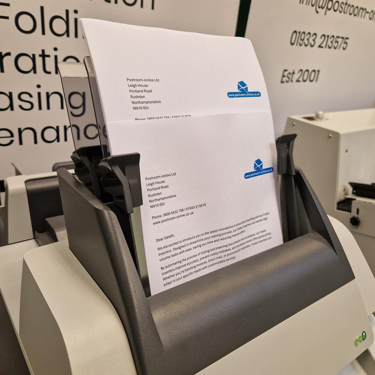 QUADIENT - DS-40i Folder Inserter 2 Station - REFURBISHED