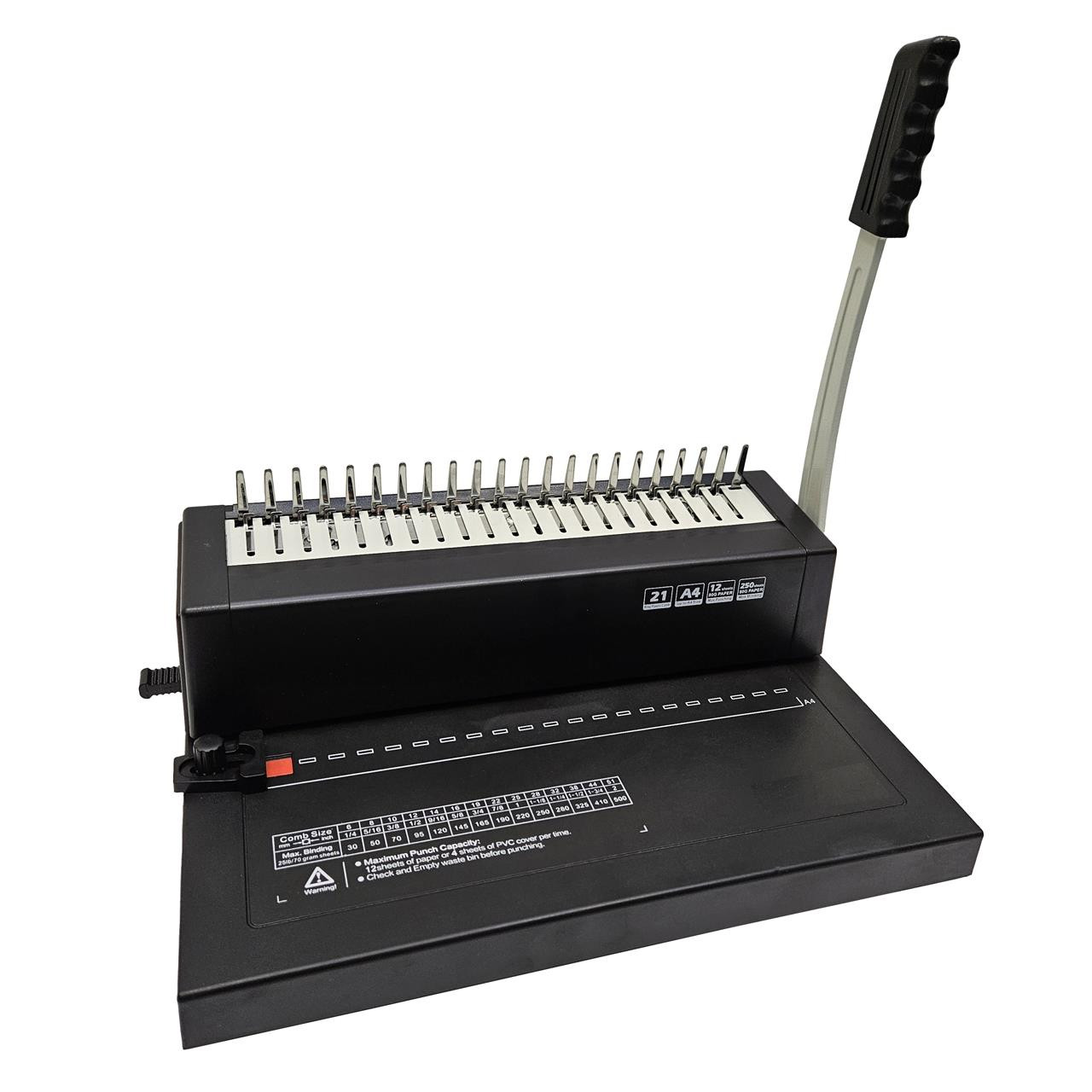Galaxy Comb Binding Machine 12 Sheet Punch - 250 Sheet Binder