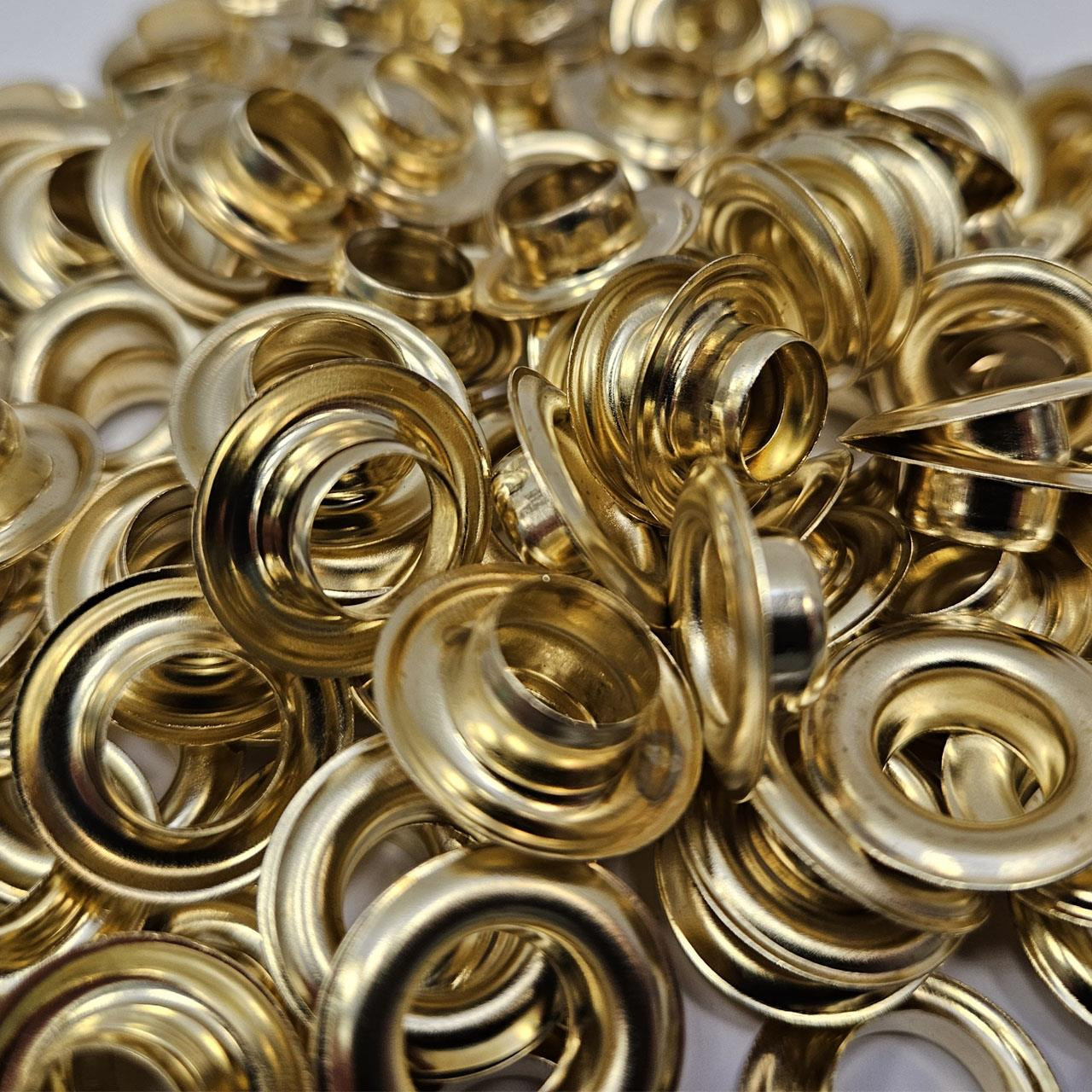10mm Single Eyelet for Semi-Automatic Eyelet Machine Golden / Silver