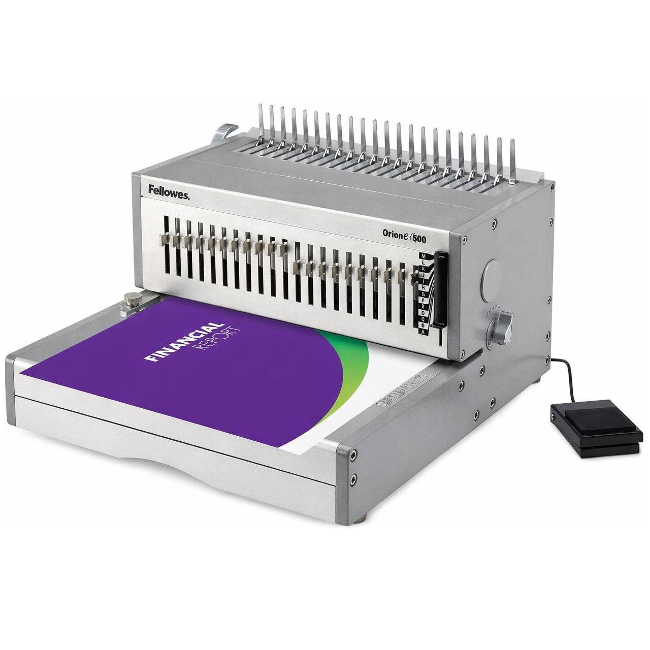 Fellowes - Orion A4 Electric Comb Binder Machine - 30 Sheet Punch - 500 Sheet Binder
