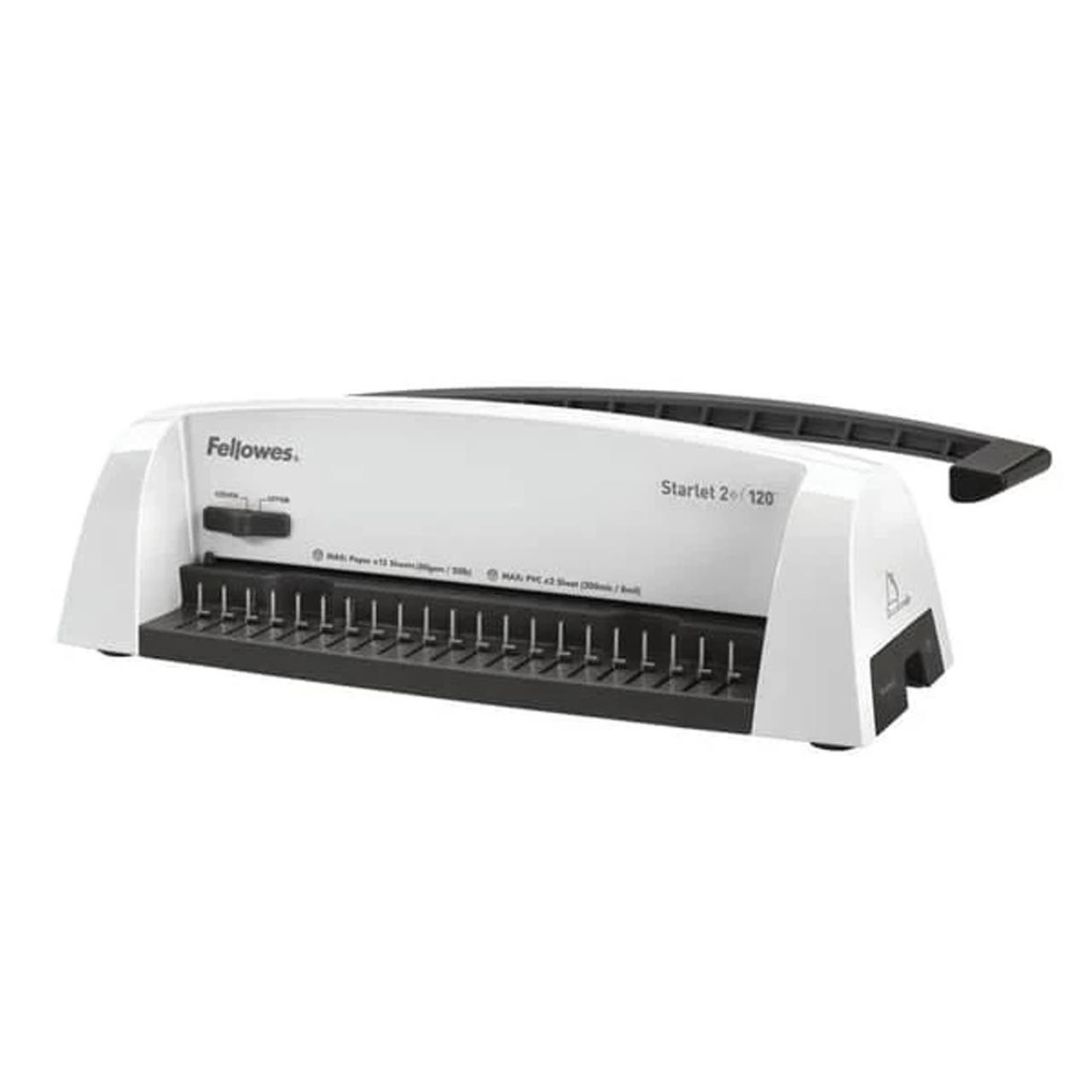 Fellowes - Starlet 2plus A4 Manual Comb Binder Machine - 12 Sheet Punch - 120 Sheet Binder