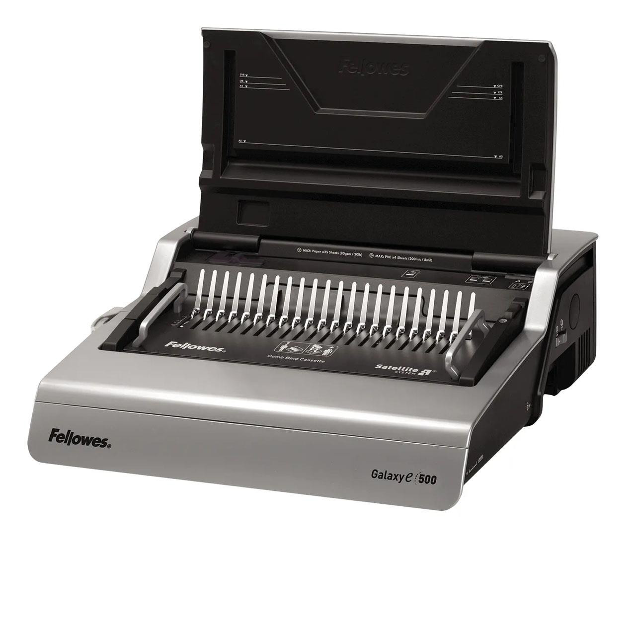 Fellowes - Galaxy 500 A4 Electric Comb Binder Machine - 25 Sheet Punch - 500 Sheet Binder