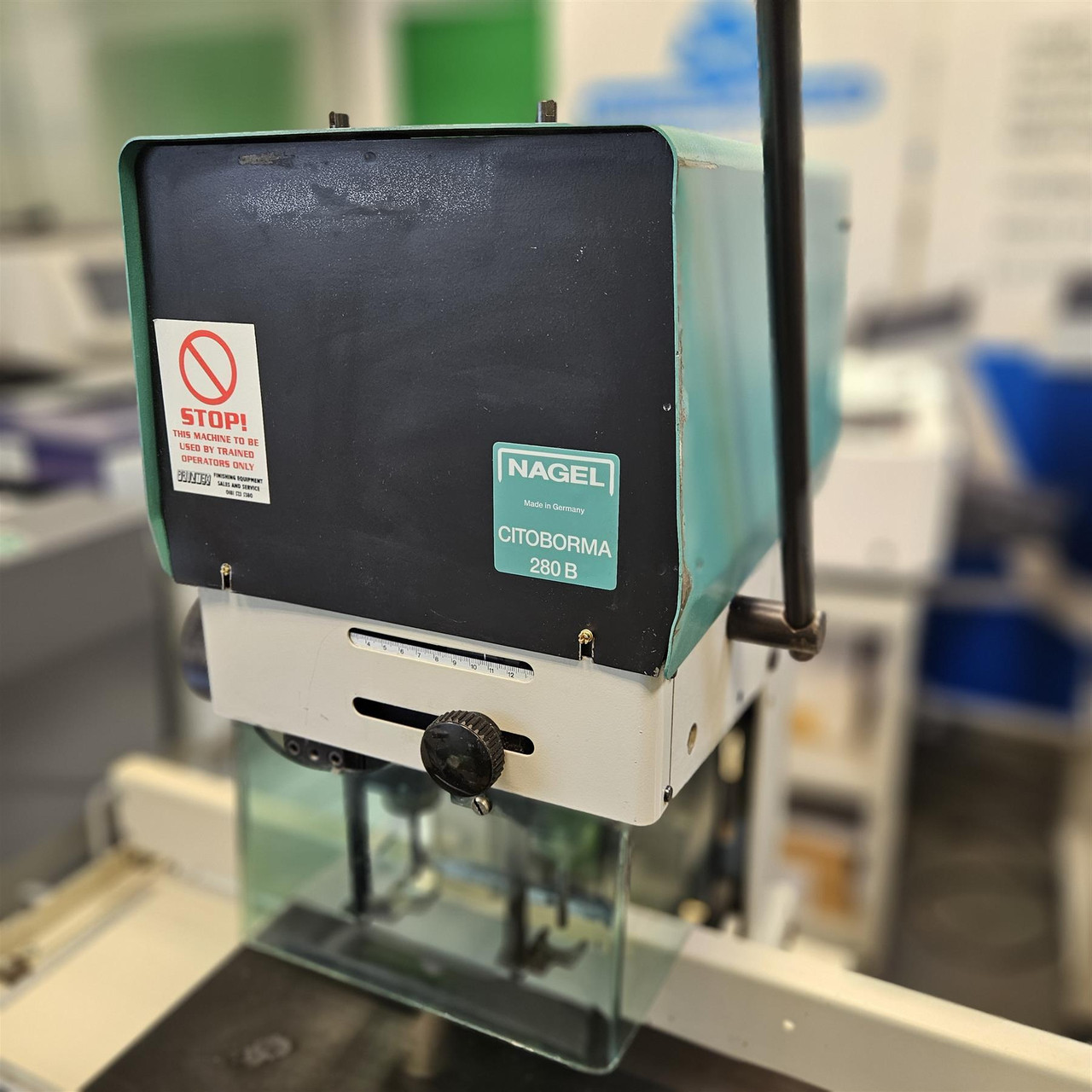 Nagal Paper drill Hole Punch machine - Citoborma 280B- 2 head - Used