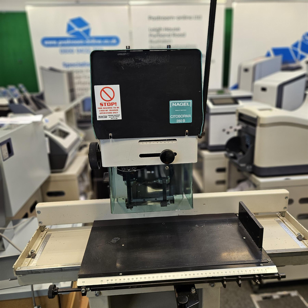 Nagal Paper drill Hole Punch machine - Citoborma 280B- 2 head - Used