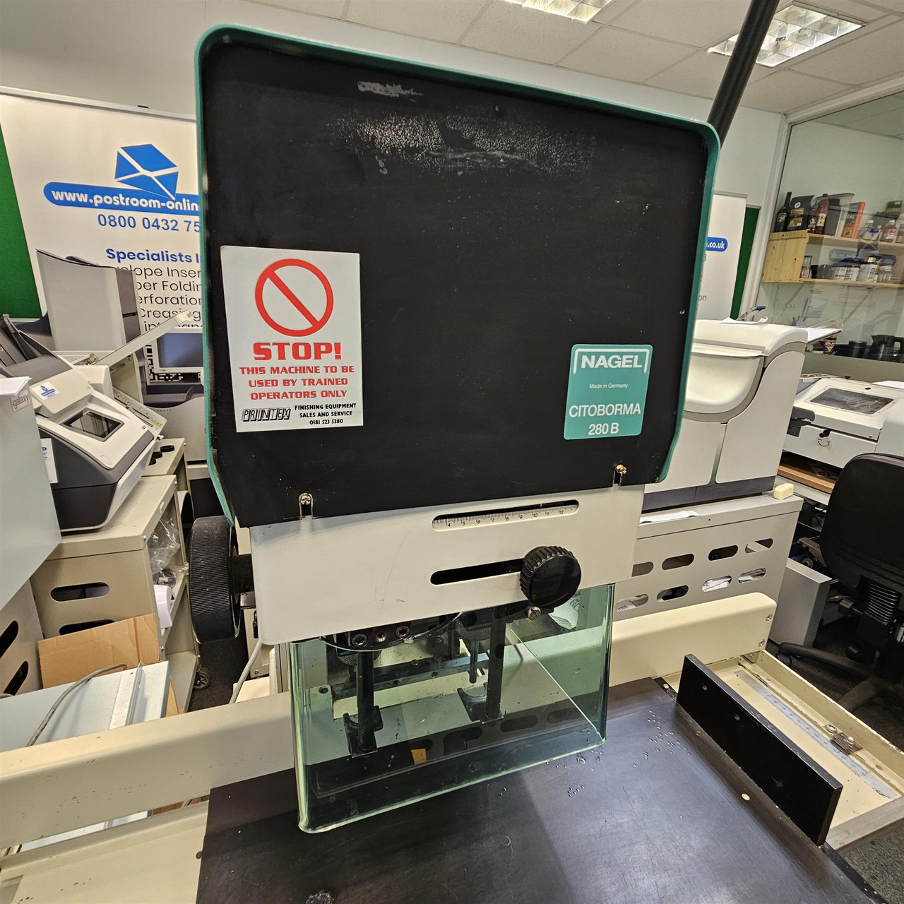 Nagal Paper drill Hole Punch machine - Citoborma 280B- 2 head - Used