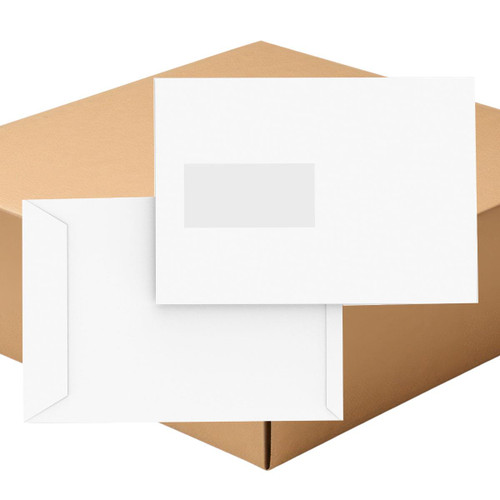 C5 Pocket Self Seal Envelopes Window - 162 x 229mm - White C5 Pocket Self Seal Envelopes Window - 162 x 229mm - White