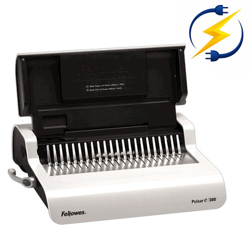 Fellowes - Pulsar A4 Electric Comb Binder Machine - 15 Sheet Punch - 300 Sheet Binder