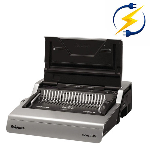 Fellowes - Galaxy 500 A4 Electric Comb Binder Machine - 25 Sheet Punch - 500 Sheet Binder