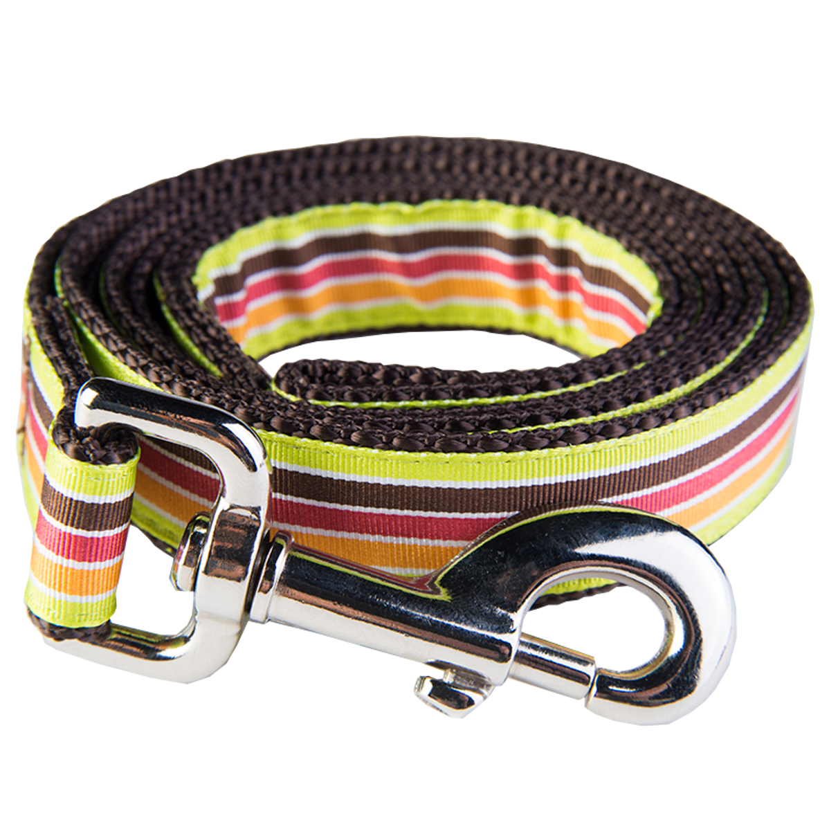 Margarita Mix Dog Leash-Mellow Yellow Stripe