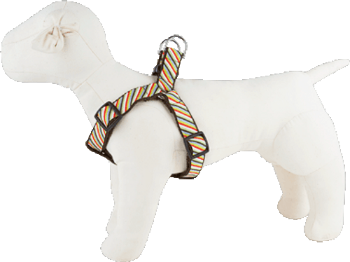 Bark Alley Collection - Side Walk Stripe Harness