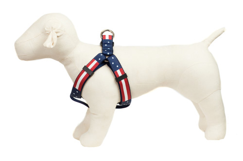 Americana Park Dog Harness-Americana Flag