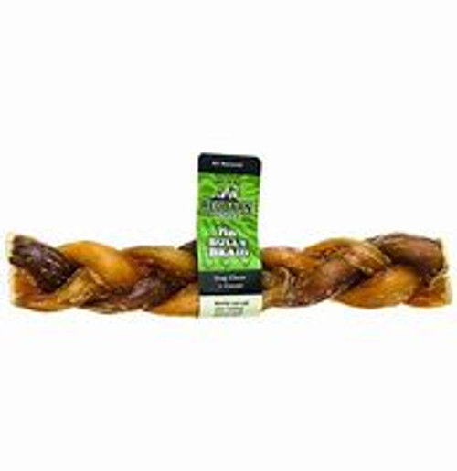 Sourced from grass-fed, free-range cattle.
Made without artificial flavors, preservatives or colors.
Supports dental hygiene and muscle development.
A highly palatable, long-lasting chew.
Slow-roasted in natural juices for a flavor your dog will go head-over-paws for.

Ingredients
Beef Pizzle