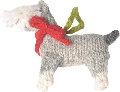 Chilly Dog Schnauzer Dog Ornament