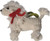 Chilly Dog Poodle Dog Ornament - White