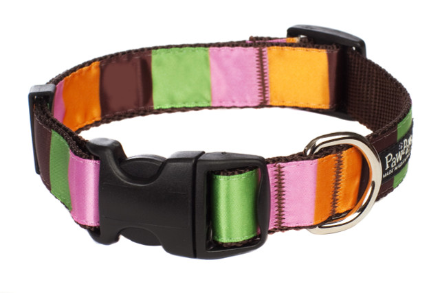 Sorbet Dog Collar-Block By Paw Paws USA