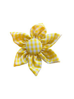 Yellow Gingham Blossom