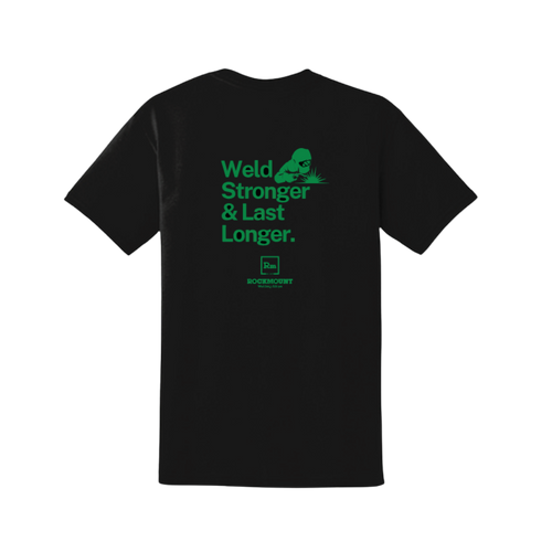 Rockmount Weld Stronger & Last Longer T-Shirt Black Back
