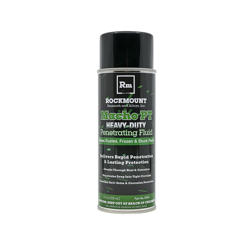 Macho PT is a heavy-duty penetrating fluid engineered to break through rust, corrosion, and frozen parts fast.