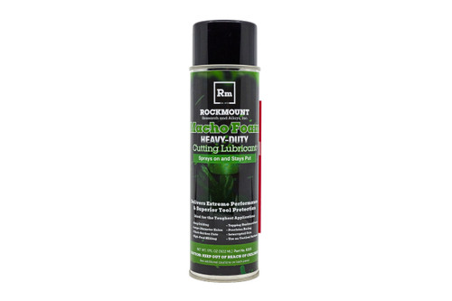 Macho Foam high Viscosity stick in place foaming lubricant for metal