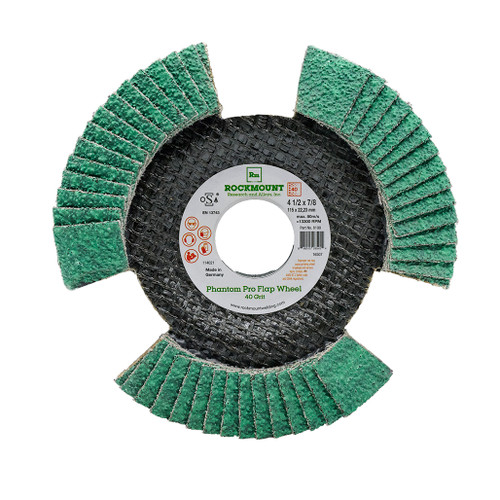 Phantom Pro Flap Disc – 40 Grit Front