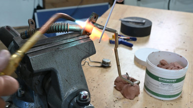 Flamehold Tube Jig While Welding