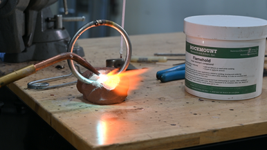 Flamehold Heating Ring as Jig