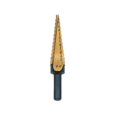 Rockmount LaserBest Step Drill Bit 1/8"-1/2"