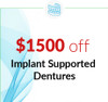 $1,500 Off Implant Supported Dentures in West Bloomfield, Ann Arbor & Waterford, MI - Dental House Dentist Office