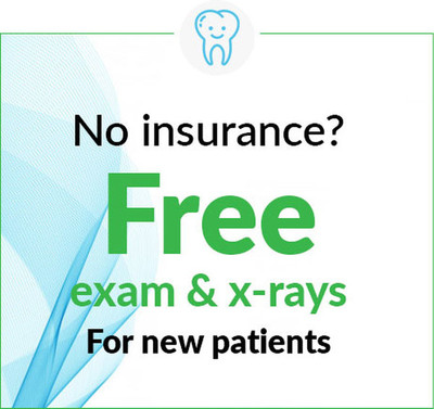 Free Dental Exam & X-Ray "for New Patients" - (No Insurance Required) in West Bloomfield, Ann Arbor & Waterford, MI - Dental House Dentist Office